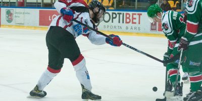 Optibet hokeja līgas regulārā čempionāta spēle starp HK “Liepāja/Optibet” un HK “Zemgale/LLU” LOC ledus hallē, Liepāja, 2018. gada 03. februāris.