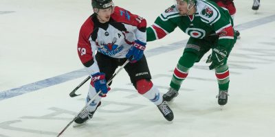 Optibet hokeja līgas regulārā čempionāta spēle starp HK “Liepāja/Optibet” un HK “Zemgale/LLU” LOC ledus hallē, Liepāja, 2018. gada 03. februāris.