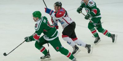 Optibet hokeja līgas regulārā čempionāta spēle starp HK “Liepāja/Optibet” un HK “Zemgale/LLU” LOC ledus hallē, Liepāja, 2018. gada 03. februāris.