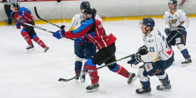 Optibet hokeja līgas regulārā čempionāta spēle starp HK “Zemgale/LLU” un HK “Kurbads” Jelgavas ledus hallē 2018. gada 10. februārī.