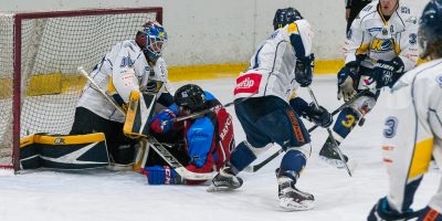 Optibet hokeja līgas regulārā čempionāta spēle starp HK “Zemgale/LLU” un HK “Kurbads” Jelgavas ledus hallē 2018. gada 10. februārī.