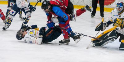 Optibet hokeja līgas regulārā čempionāta spēle starp HK “Zemgale/LLU” un HK “Kurbads” Jelgavas ledus hallē 2018. gada 10. februārī.