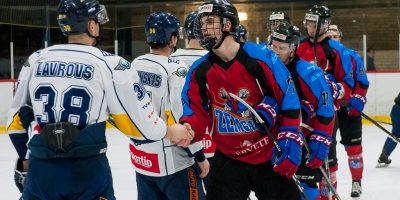 Optibet hokeja līgas regulārā čempionāta spēle starp HK “Zemgale/LLU” un HK “Kurbads” Jelgavas ledus hallē 2018. gada 10. februārī.