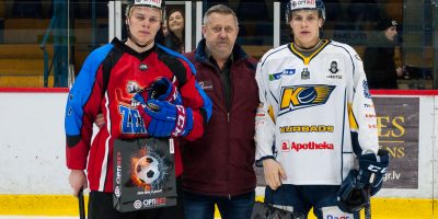 Optibet hokeja līgas regulārā čempionāta spēle starp HK “Zemgale/LLU” un HK “Kurbads” Jelgavas ledus hallē 2018. gada 10. februārī.