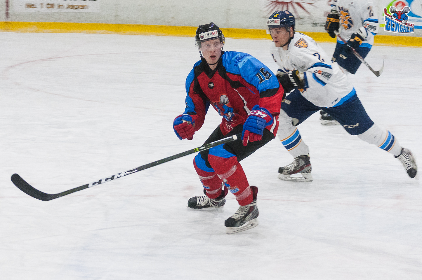 Optibet hokeja līgas regulārā čempionāta spēlē Zemgale/LLU uzvar HS Rīga ar rezultētu 2:0 Jelgavas ledus hallē 2017. gada 25. oktobrī.