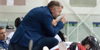 Optibet hokeja līgas regulārā čempionāta spēle starp "Prizma" un "Zemgale/LLU" Volvo SC ledus hallē Rīgā 2018. gada 23. janvārī.