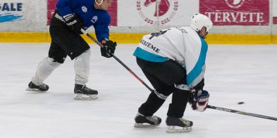 ZAHL veterānu regulārā čempionāta spēle starp HK “Zemgale” un HK “Bokova Juniors” Jelgavas ledus hallē 2018. gada 27. janvārī.