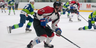 Optibet hokeja līgas izslēgšanas spēļu kārtas pusfināla pirmā spēle starp HK “Mogo” un HK “Zemgale/LLU” Mogo ledus hallē, Rīgā, 2018. gada 24. februārī. Aploks