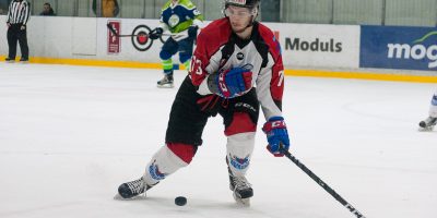 Optibet hokeja līgas izslēgšanas spēļu kārtas pusfināla pirmā spēle starp HK “Mogo” un HK “Zemgale/LLU” Mogo ledus hallē, Rīgā, 2018. gada 24. februārī. Kostjuks