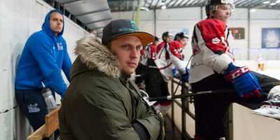 Optibet hokeja līgas izslēgšanas spēļu kārtas pusfināla pirmā spēle starp HK “Mogo” un HK “Zemgale/LLU” Mogo ledus hallē, Rīgā, 2018. gada 24. februārī. Ozollapa