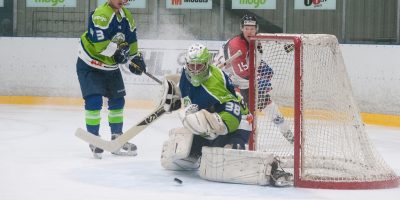 Optibet hokeja līgas izslēgšanas kārtas otrā spēle starp “Mogo” un “Zemgale/LLU”, Mogo ledus hallē, Rīgā, 2018. gada 25. februārī. Bernhards