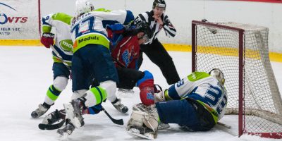 OHL: Zemgale/LLU - Mogo 28.02.2018. Optibet hokeja līgas izslēgšanas kārtas trešā spēle starp HK “Zemgale/LLU” un HK “Mogo” Jelgavas ledus hallē, 2018. gada 28. februārī.