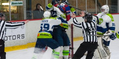 OHL: Zemgale/LLU - Mogo 28.02.2018. Optibet hokeja līgas izslēgšanas kārtas trešā spēle starp HK “Zemgale/LLU” un HK “Mogo” Jelgavas ledus hallē, 2018. gada 28. februārī.