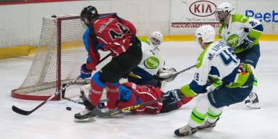 OHL: Zemgale/LLU - Mogo 01.03.2018. Optibet hokeja līgas pusfināla izslēgšanas kārtas ceturtā spēle starp HK “Zemgale/LLU” un HK “Mogo” Jelgavas ledus hallē 2018. gada 01. martā. Foto: Ruslans Antropovs