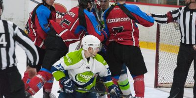 OHL: Zemgale/LLU - Mogo 01.03.2018. Optibet hokeja līgas pusfināla izslēgšanas kārtas ceturtā spēle starp HK “Zemgale/LLU” un HK “Mogo” Jelgavas ledus hallē 2018. gada 01. martā. Foto: Ruslans Antropovs