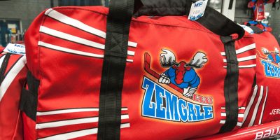 Preču kolekcija ar "Zemgale/LLU" logo.