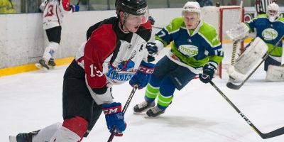 Optibet hokeja līgas izslēgšanas kārtas piektā spēle starp HK “Mogo” un HK “Zemgale/LLU”, Mogo ledus hallē, Rīgā, 2018. gada 04. martā. Foto: Ruslans Antropovs