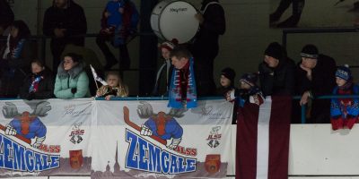 Playoff: Zemgale/LLU - Mogo 06.03.2018. Optibet hokeja līgas pusfināla izslēgšanas kārtas sestā spēle starp HK “Zemgale/LLU” un HK “Mogo” Jelgavas ledus hallē, 2018. gada 06. martā.