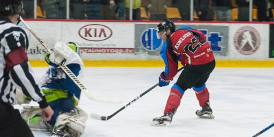 Playoff: Zemgale/LLU - Mogo 06.03.2018. Optibet hokeja līgas pusfināla izslēgšanas kārtas sestā spēle starp HK “Zemgale/LLU” un HK “Mogo” Jelgavas ledus hallē, 2018. gada 06. martā.