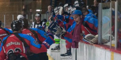 Playoff: Zemgale/LLU - Mogo 06.03.2018. Optibet hokeja līgas pusfināla izslēgšanas kārtas sestā spēle starp HK “Zemgale/LLU” un HK “Mogo” Jelgavas ledus hallē, 2018. gada 06. martā.