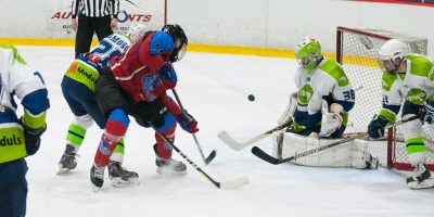 Playoff: Zemgale/LLU - Mogo 06.03.2018. Optibet hokeja līgas pusfināla izslēgšanas kārtas sestā spēle starp HK “Zemgale/LLU” un HK “Mogo” Jelgavas ledus hallē, 2018. gada 06. martā.
