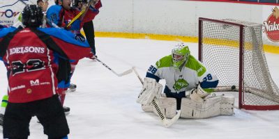 Playoff: Zemgale/LLU - Mogo 06.03.2018. Optibet hokeja līgas pusfināla izslēgšanas kārtas sestā spēle starp HK “Zemgale/LLU” un HK “Mogo” Jelgavas ledus hallē, 2018. gada 06. martā.