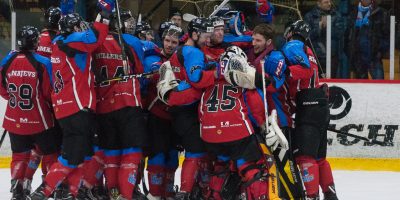 Playoff: Zemgale/LLU - Mogo 06.03.2018. Optibet hokeja līgas pusfināla izslēgšanas kārtas sestā spēle starp HK “Zemgale/LLU” un HK “Mogo” Jelgavas ledus hallē, 2018. gada 06. martā.