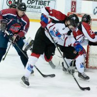 Pirmsezonas pārbaudes spēle starp HK "Zemgale/LLU" un HK "Prizma" Volvo SC ledus hallē 2018. gada 17. augustā.