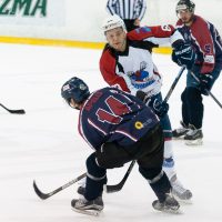 Pirmsezonas pārbaudes spēle starp HK "Zemgale/LLU" un HK "Prizma" Volvo SC ledus hallē 2018. gada 17. augustā.