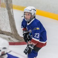 LBJČH čempionāta spēle starp "JLSS U11 A" un "Pārdaugava" Jelgavas ledus hallē 2018. gada 9. septembrī.