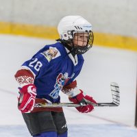 LBJČH čempionāta spēle starp "JLSS U11 A" un "Pārdaugava" Jelgavas ledus hallē 2018. gada 9. septembrī.