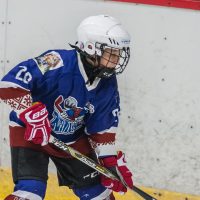 LBJČH čempionāta spēle starp "JLSS U11 A" un "Pārdaugava" Jelgavas ledus hallē 2018. gada 9. septembrī.