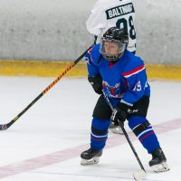 LBJČH U11 B grupas komandu "JLSS U11 B" un "Jūrmalas SS" pirmā sezonas spēle, kurā jelgavnieki piekāpās ar rezultātu 0:7. Jelgavas ledus halle, 2018. gada 02. septembris. Foto: Ruslans Antropovs, rusantro.com