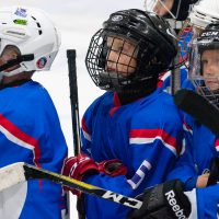 LBJČH U11 B grupas komandu "JLSS U11 B" un "Jūrmalas SS" pirmā sezonas spēle, kurā jelgavnieki piekāpās ar rezultātu 0:7. Jelgavas ledus halle, 2018. gada 02. septembris. Foto: Ruslans Antropovs, rusantro.com