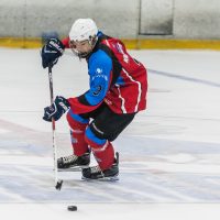LBJČH čempionāta spēle starp "JLSS U15 A" un "Ozolnieki Juniors" Jelgavas ledus hallē 2018. gada 9. septembrī.