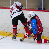 Draudzības spēle starp HK "JLSS U17" un "Panter Tallinn" (Igaunija) Jelgavas ledus hallē 2018. gada 01. septembrī.