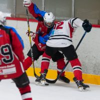 Draudzības spēle starp HK "JLSS U17" un "Panter Tallinn" (Igaunija) Jelgavas ledus hallē 2018. gada 01. septembrī.