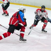 Draudzības spēle starp HK "JLSS U17" un "Panter Tallinn" (Igaunija) Jelgavas ledus hallē 2018. gada 01. septembrī.