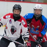 Draudzības spēle starp HK "JLSS U17" un "Panter Tallinn" (Igaunija) Jelgavas ledus hallē 2018. gada 01. septembrī.