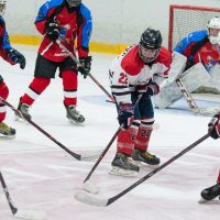 Draudzības spēle starp HK "JLSS U17" un "Panter Tallinn" (Igaunija) Jelgavas ledus hallē 2018. gada 01. septembrī.