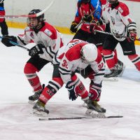 Draudzības spēle starp HK "JLSS U17" un "Panter Tallinn" (Igaunija) Jelgavas ledus hallē 2018. gada 01. septembrī.