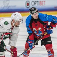 Optibet hokeja līgas atklāšana Jelgava ledus hallē ar pirmo mājas spēlei, kurā "Zemgale/LLU" tikās ar HK "Liepāja" 2018. gada 15. septembrī.