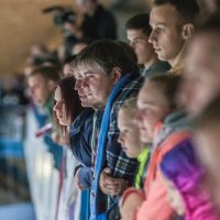 Optibet hokeja līgas atklāšana Jelgava ledus hallē ar pirmo mājas spēlei, kurā "Zemgale/LLU" tikās ar HK "Liepāja" 2018. gada 15. septembrī.