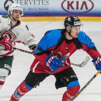 Optibet hokeja līgas atklāšana Jelgava ledus hallē ar pirmo mājas spēlei, kurā "Zemgale/LLU" tikās ar HK "Liepāja" 2018. gada 15. septembrī.