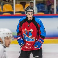 Optibet hokeja līgas atklāšana Jelgava ledus hallē ar pirmo mājas spēlei, kurā "Zemgale/LLU" tikās ar HK "Liepāja" 2018. gada 15. septembrī.