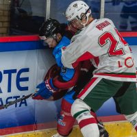 Optibet hokeja līgas atklāšana Jelgava ledus hallē ar pirmo mājas spēlei, kurā "Zemgale/LLU" tikās ar HK "Liepāja" 2018. gada 15. septembrī.