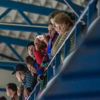 Optibet hokeja līgas atklāšana Jelgava ledus hallē ar pirmo mājas spēlei, kurā "Zemgale/LLU" tikās ar HK "Liepāja" 2018. gada 15. septembrī.