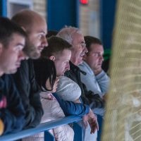 Optibet hokeja līgas atklāšana Jelgava ledus hallē ar pirmo mājas spēlei, kurā "Zemgale/LLU" tikās ar HK "Liepāja" 2018. gada 15. septembrī.