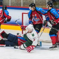 Optibet hokeja līgas atklāšana Jelgava ledus hallē ar pirmo mājas spēlei, kurā "Zemgale/LLU" tikās ar HK "Liepāja" 2018. gada 15. septembrī.