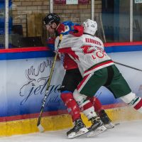 Optibet hokeja līgas atklāšana Jelgava ledus hallē ar pirmo mājas spēlei, kurā "Zemgale/LLU" tikās ar HK "Liepāja" 2018. gada 15. septembrī.